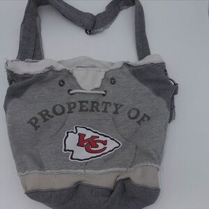 Kansas City Chiefs Grey Crossbody Bag